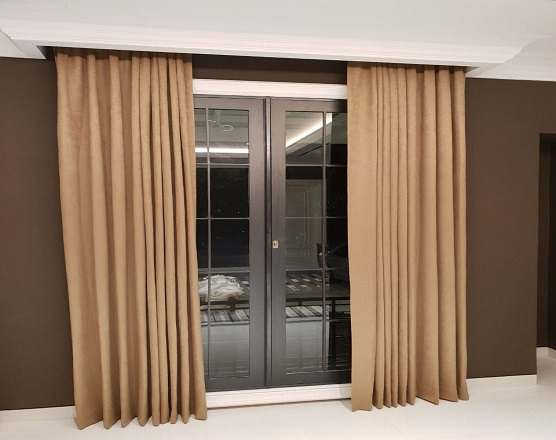 Sample Kain Curtain dan Roman Shades